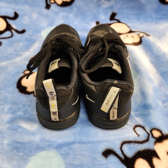 Nike Air Force 1 Utility‎ Black White GS Size 3Y AV4272-001 - Picture 5 of 8